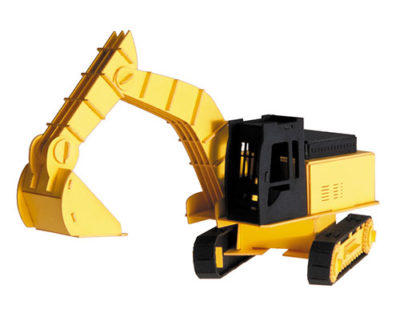 3D Model od papira Rovokopač