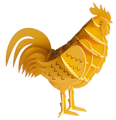 3D Model od papira Pijetao