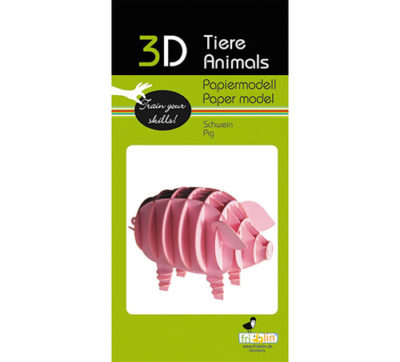 3D Model od papira Svinja - Slika 2