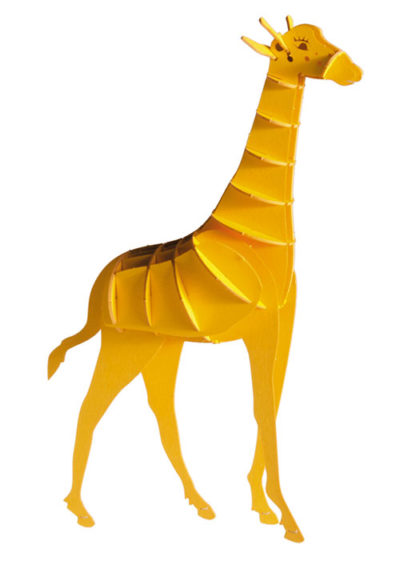 3D Model od papira Žirafa